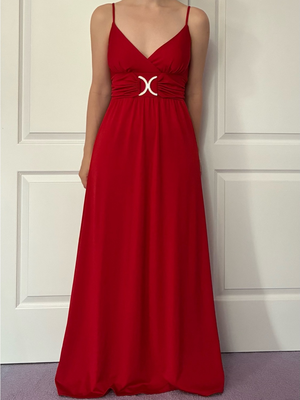 Long Red Dress